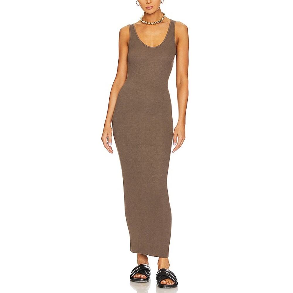 Enza Costa 'Maxi' Brown Tank Dress Size XS